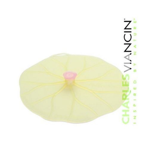 Image of Charles Viancin Silicone Sealing Lid Food Cover, Lilypad, 15cm