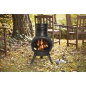 LA HACIENDA BRONZE SQUAT CHIMINEA
