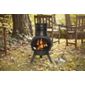 LA HACIENDA BRONZE SQUAT CHIMINEA