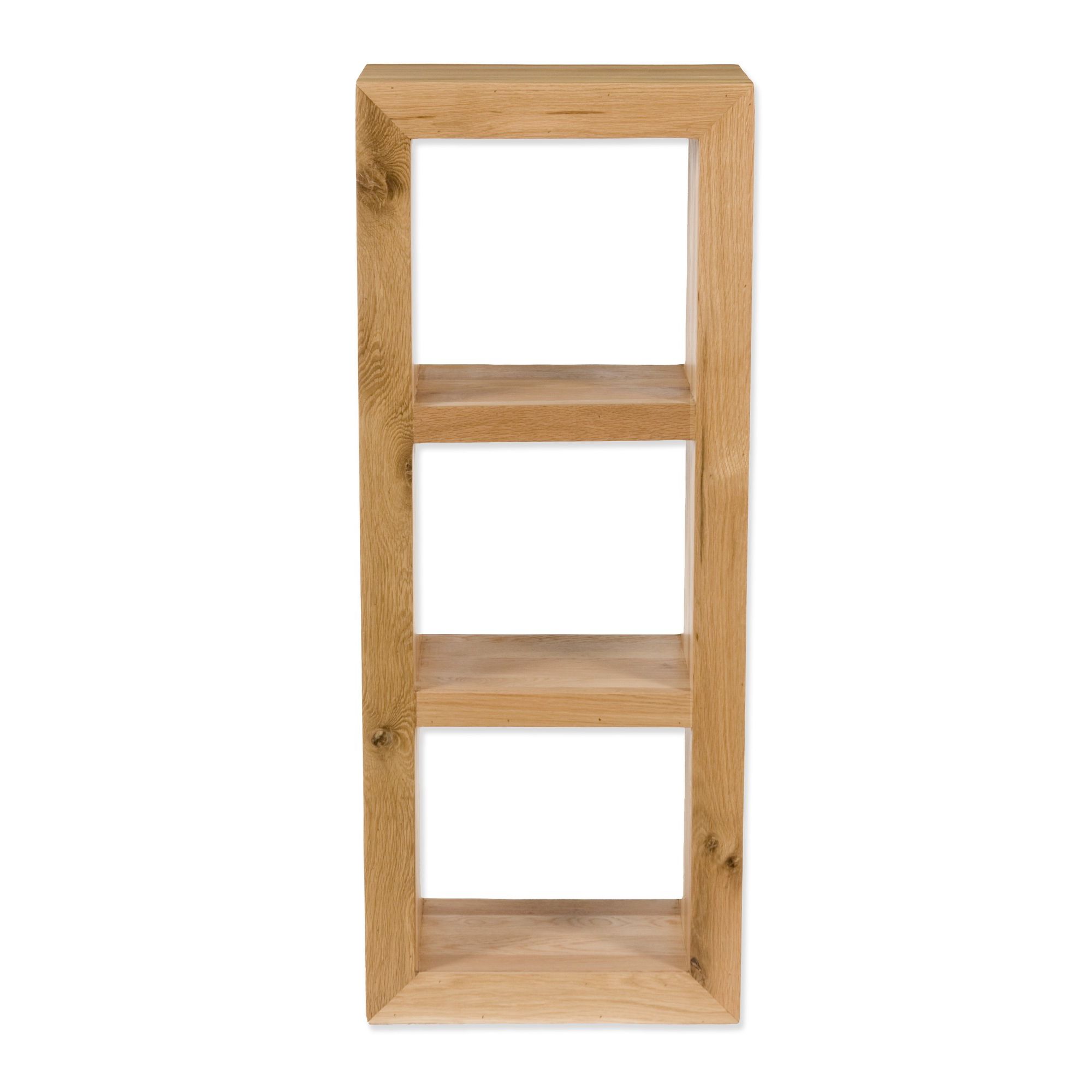 Elements Ashgrove Three Hole Vertical Shelving Unit in Natural Lacquer at Tesco Direct