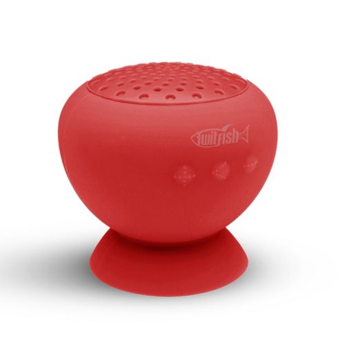 Image of Twitfish Stick 'n' Play Mushroom Bluetooth Speaker - Red