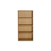 Didit Four Shelves Bookcase - Essential Oak Natural