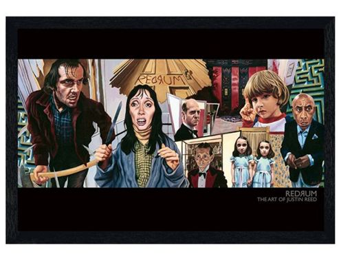 Image of The Art Of Justin Reed Black Wooden Framed Redrum Poster