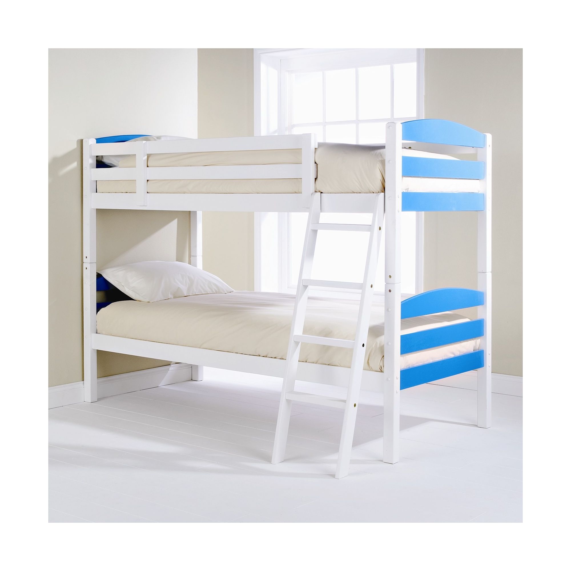 Elements Childrens Bunk Bed - Blue / White at Tesco Direct