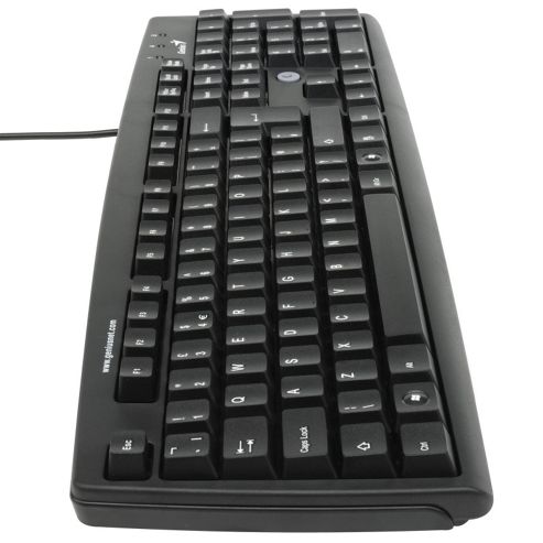 Image of Genius Kb-06xe Keyboard Usb Black Wake Up Key With Palm Rest Cbid:91929