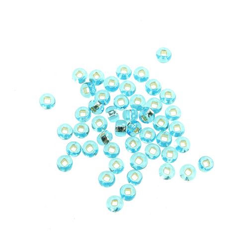 Image of Czech Seed Bead 2/0 S/l Tr Aqua