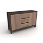 Urbane Designs Tokyo 3 Drawer 2 Door Sideboard