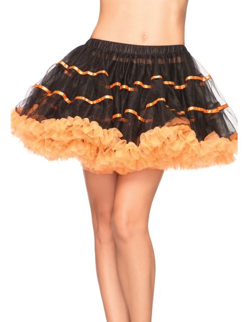 Image of Black & Orange Petticoat