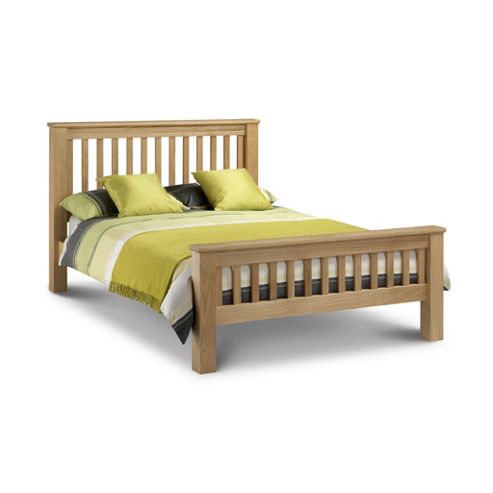 Image of Queen Double Oak Bed