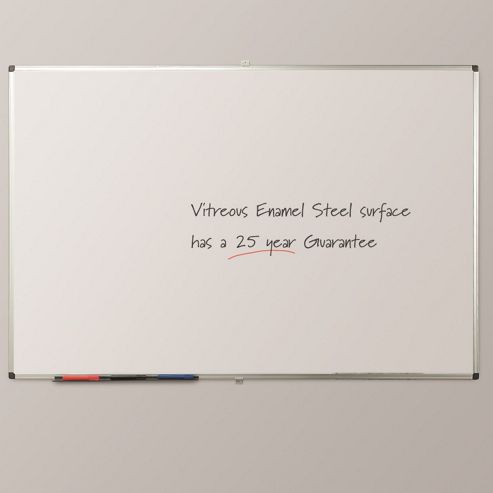 Image of Write-on Vitreous Whiteboard - 45 Cm H X 60 Cm W