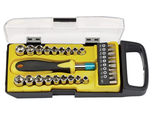 Image of Draper 09557 Diy Socket & Bit Set 29 Piece