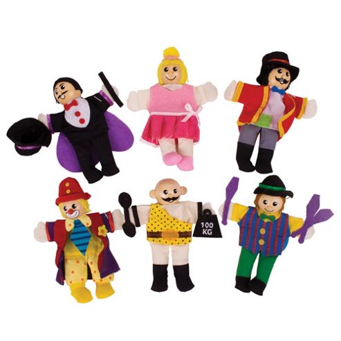 Image of Bigjigs Toys Bj780 Entertainers Finger Puppets