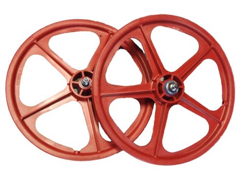 Image of Skyway Tuff Ii Red 20" Bmx Wheelset