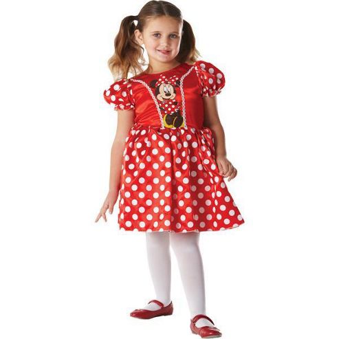 Image of Minnie Mouse Red Classic - Child Costume 3-4 Years