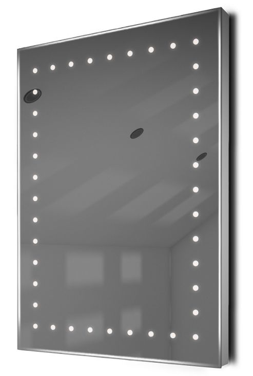 Image of Auto Colour Change Rgb Ultra-slim Bathroom Mirror With Demister & Sensor K168rgb