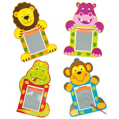 Image of Jungle Chums Magic Drawing Slates (pack Of 8)