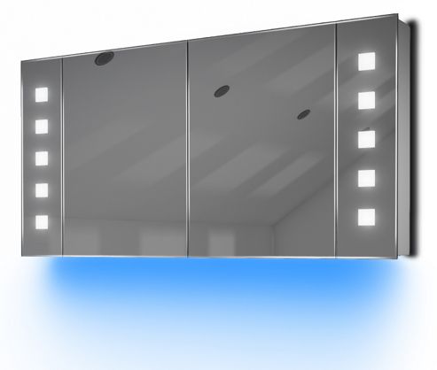 Image of Ambient Demist Bathroom Cabinet With Sensor & Internal Shaver Socket K124b