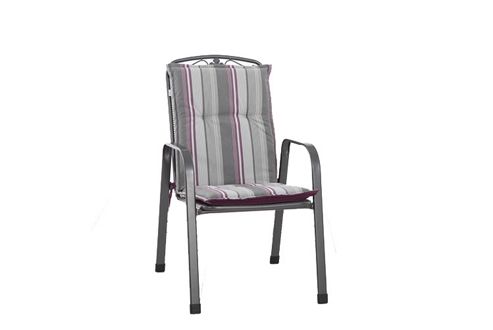 Image of Purple Stripe Savoy Cushion - 100 X 48 X 4cm