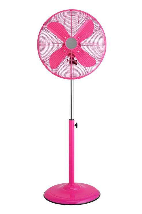 Image of Premier Housewares Floor Standing Fan - Lime Green