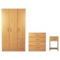 Ashton 3 Door Wardrobe Set Beech