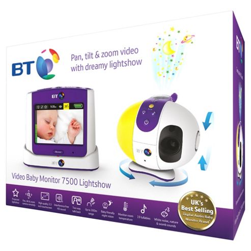 Image of Bt Vbm7500 Lightshow Baby Video Monitor