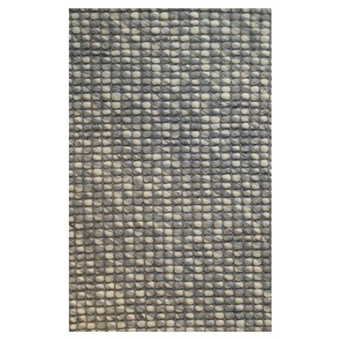 Image of Inrugs River Grey Woven Rug - Round 200cm (6 Ft 6.5 In)