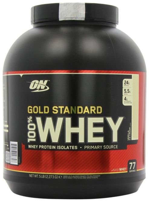 Image of Optimum Nutrition 100% Whey Protein 2.27kg - Vanilla