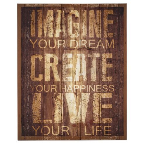 Image of Imagine Your Dream Canvas 40x50cm