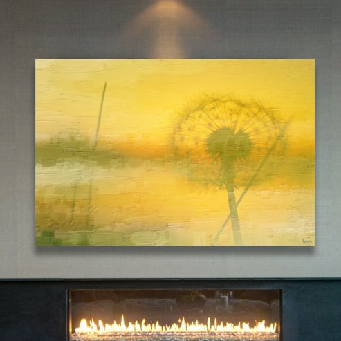 Image of Parvez Taj Day End Canvas Wall Art - 101 Cm H X 152 Cm W X 5 Cm D