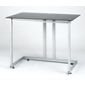 Jual Furnishings Small Rectangular Computer Desk with Black Glass