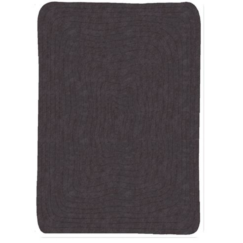 Image of Angelo Eden Dark Gray Tufted Rug - 240cm H X 170cm W (7 Ft 10.5 In X 5 Ft 7 In)