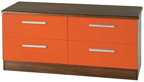 Image of Welcome Furniture Knightsbridge 4 Drawer Chest - Cream - Ruby