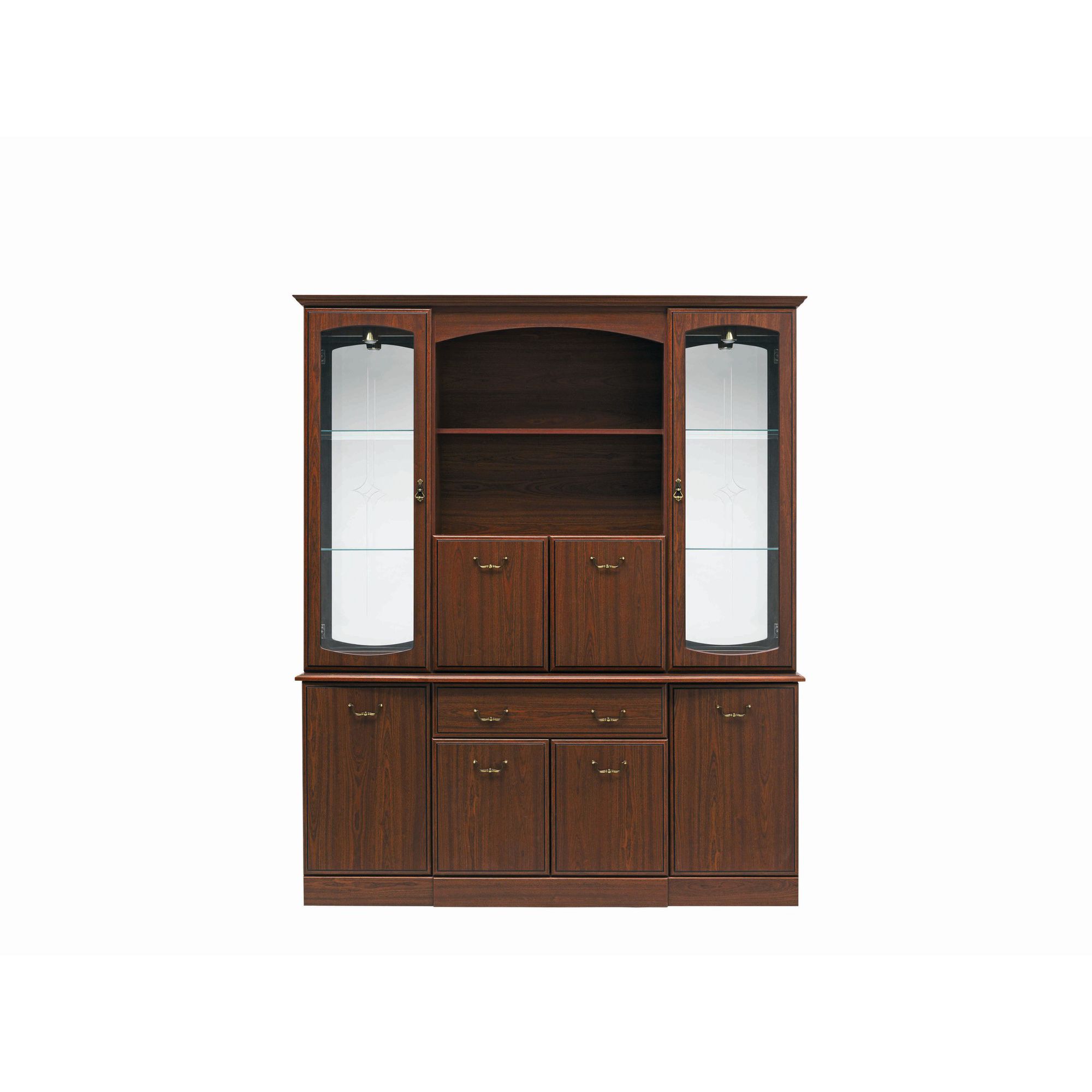 Caxton Byron 152 cm Display Cabinet in Mahogany at Tesco Direct