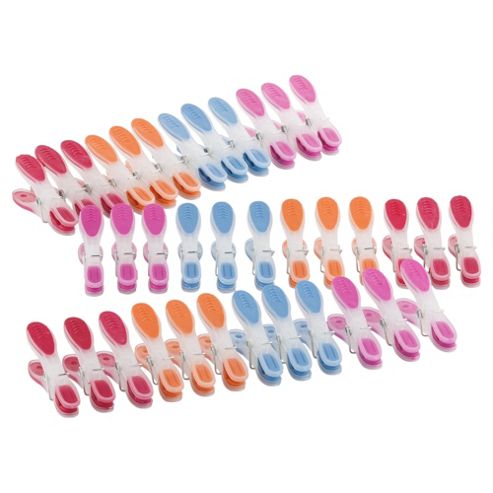 Image of Tesco 36 Pack Soft Grip Pegs