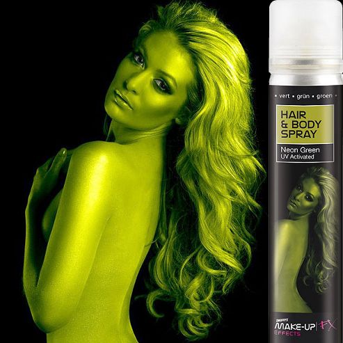 Image of Green Uv Hair & Body Spray - 75ml