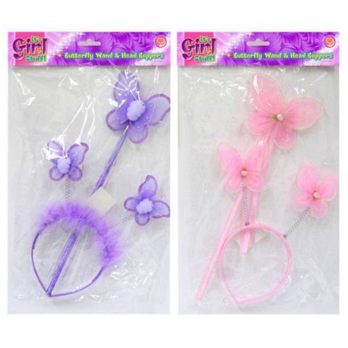 Image of Its Girl Stuff Butterfly Wand And Head Boppers