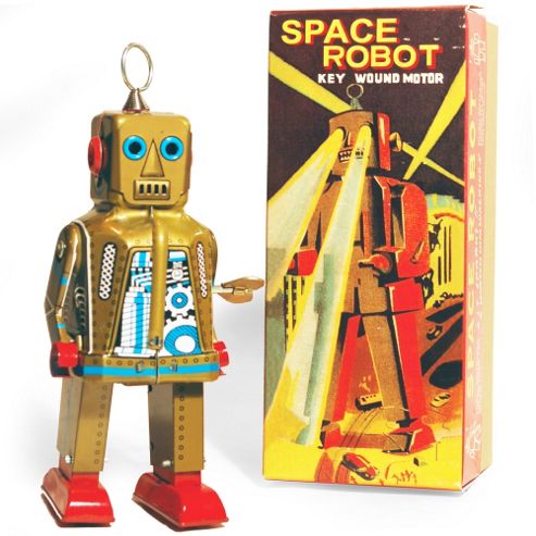 Image of Retro Tin Collectable Ornament - Gold