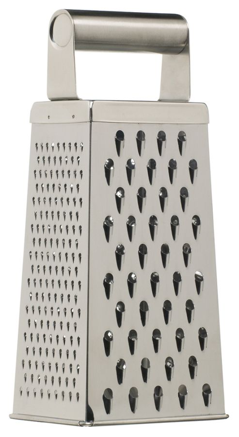 Image of Kitchencraft Four Sided Box Grater With Stainless Steel Handle