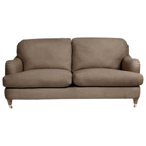 Image of Florence Medium 2 Seater sofa Linen Effect, Taupe