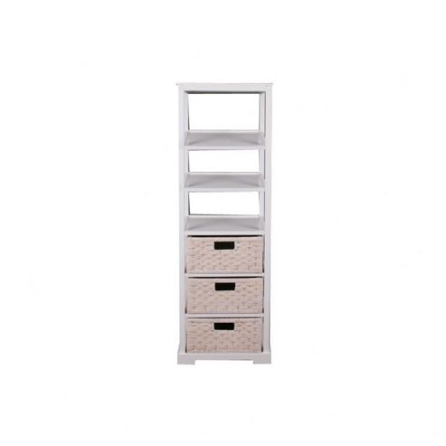 Image of Techstyle Tall Storage Unit - White / Whitewash