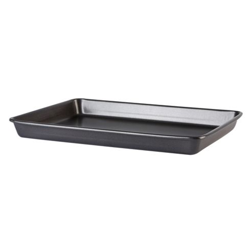 Image of Linea Steel Oven Tray In Black