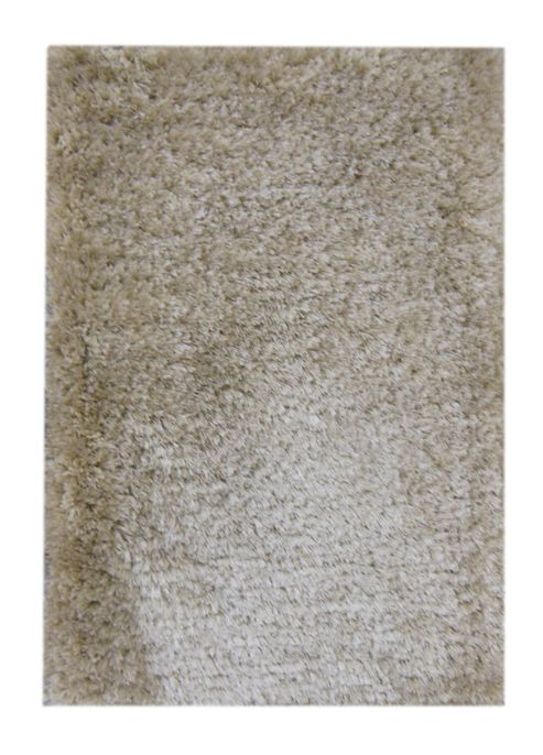 Image of Trinity Creations Lounge Highland Champagne Shaggy Rug - 230 Cm X 160 Cm (7 Ft 6 In X 5 Ft 2 In)