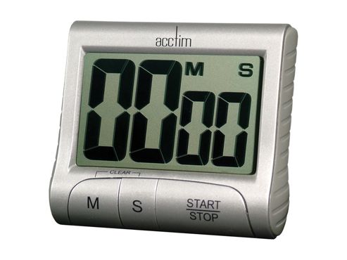 Image of Acctim 55087 Jumbo Lcd Timer Silver