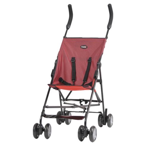 Image of Kiddu Tot Lightweight Buggy, Black/red