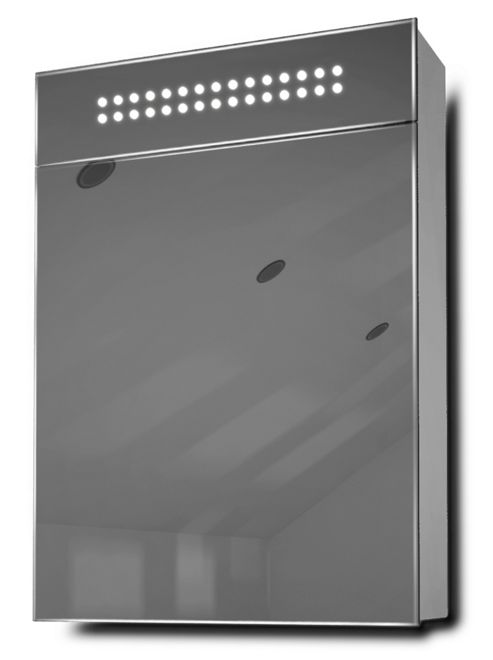 Image of Evita Led Corner Cabinet Mirror With Demister Pad, Shaver Socket & Sensor K152