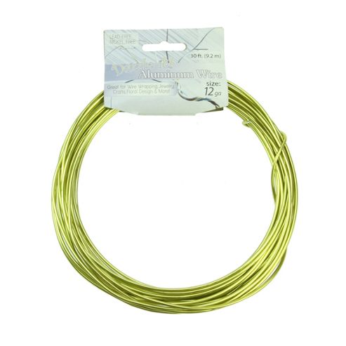 Image of Aluminium Wire 2.5mm Green Apple