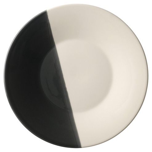 Image of Retro Dipped Side Plate, Charcoal