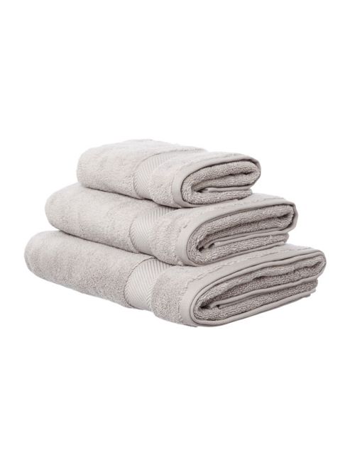 Image of Luxury Hotel Collection Zero Twist Hand Towel In Cool Grey