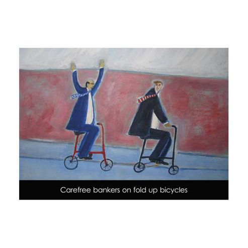 Image of Holy Mackerel Carefree Bankers Greetings Card