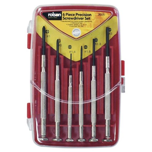 Image of Rolson 6-piece Precision Screwdriver Set